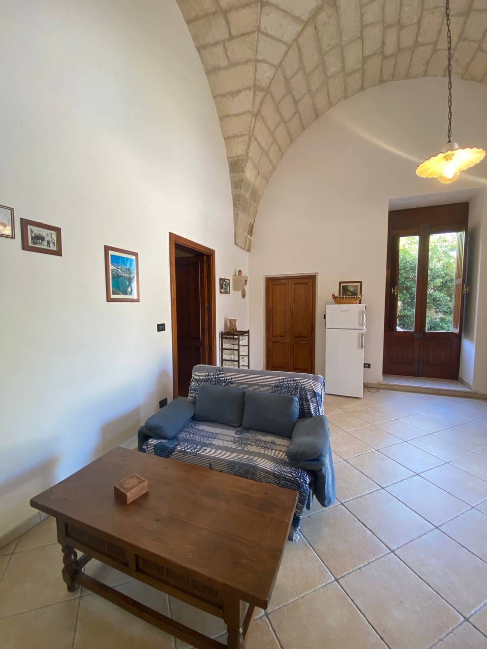 Zona soggiorno e cucina